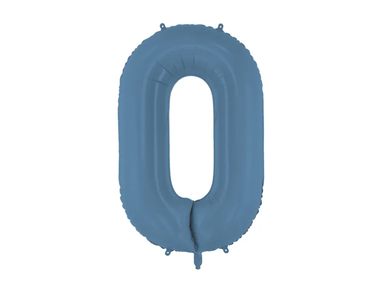 Marineblå Tal Ballon 86 cm - 0