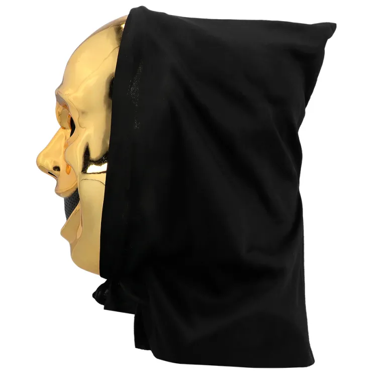 Maskeret Guld Morder - Halloween Maske