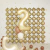Mat Guld Tal Ballon 86 cm - 2