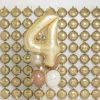 Mat Guld Tal Ballon 86 cm - 4