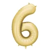Mat Guld Tal Ballon 86 cm - 6