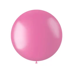 Mega Latex Ballon - Bubblegum Lyserød Perlemor, 78 cm