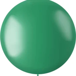 Mega Latex Ballon - Mørkegrøn Perlemor, 78 cm