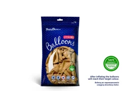 Metallic Guld 5" Balloner, Pose m/100 stk.