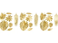 Metallic Guld Dekorations Mix - Tropiske Blade