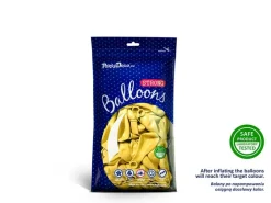 Metallic Gule 5" Balloner, Pose m/100 stk