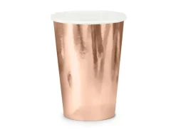 Metallic Rosegold Papkrus 220ml, 6 stk.