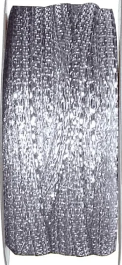 Metallic Sølv Bånd, 25M