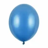 Metallisk Blå Balloner "Caribbean Blue" 30 cm, 10 stk.