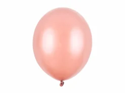 Metallisk Rosegold Balloner 30 cm, 50 stk.