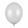Metallisk Sølv Balloner 30 cm, 50 stk.