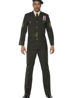 Militær kostume: Officer kostume til mænd