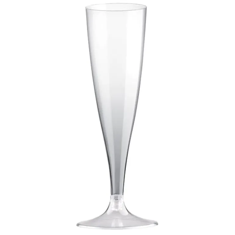 Miljøvenlige Plastik Champagneglas 14cl, 10 stk.