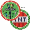 Minecraft Tallerkner 23 cm, 8 stk.