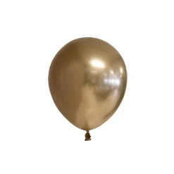 Mini Ballon Guld Chrome, 12 cm