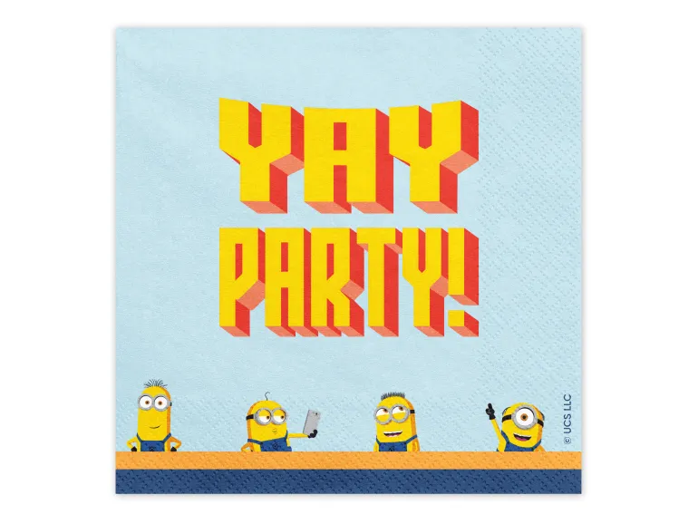 Minions Servietter - 20 stk. 33 x 33 cm