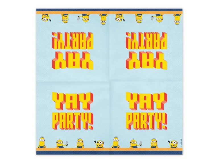 Minions Servietter - 20 stk. 33 x 33 cm