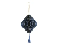 Mørkeblå Lanterne Juleornament, 13 x 15 cm