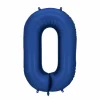 Mørkeblå Tal Ballon 86 cm - 0