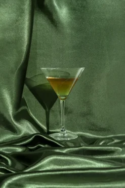 Mørkegrøn Satin Rulle "Bottle Green", 9 meter