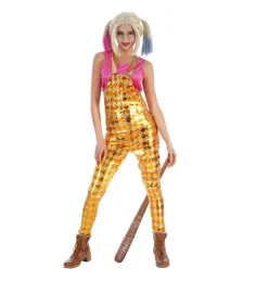 Mrs. Crazy ala. Harlequinn Voksenkostume