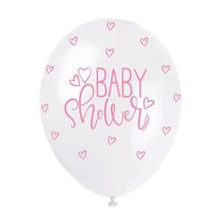 Multifarvet Babyshower Balloner (30cm.)
