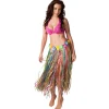 Multifarvet Hawaii Skørt, 80 cm