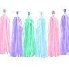 Multifarvet Papir Tassels DIY, 12 stk.