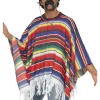 Multifarvet Poncho, Voksen