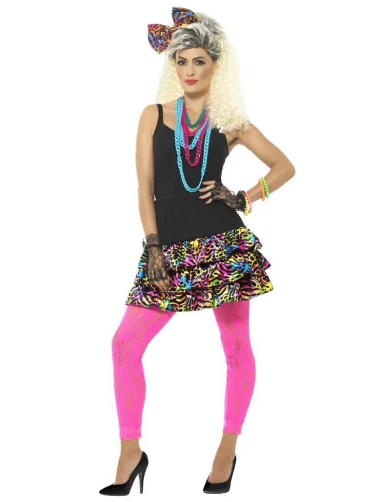 Neon 80'er Kostume Kit - Party Girl
