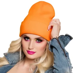Neonfarvet Beanie Hue, Assorteret