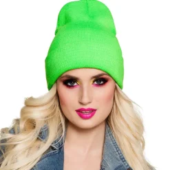 Neonfarvet Beanie Hue, Assorteret