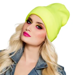 Neonfarvet Beanie Hue, Assorteret