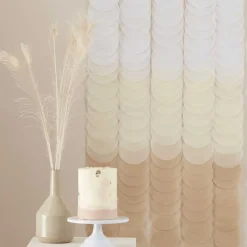 Neutral Natur Silkepapir Backdrop, DIY