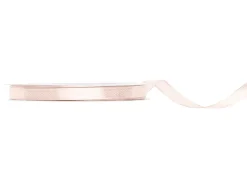 Off White Satinbånd, 25M X 6mm
