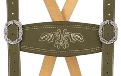 Olivengrønne Lederhosen | 11 Størrelser