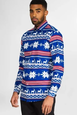 OppoSuits Juleskjorte - 'The Rudolf' Skjorte