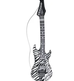 Oppustelig zebra guitar