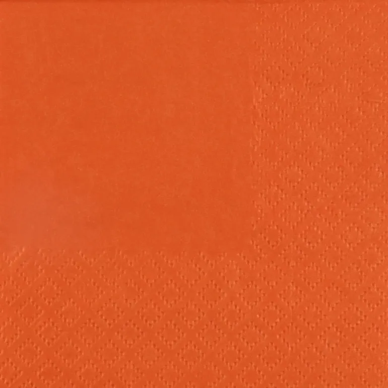 Orange Kaffeservietter, 25 stk.