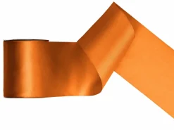 Orange Satinbånd "Rust", 100 mm