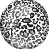 Orbz Kugle Folieballon 40 cm, Sne Leopard