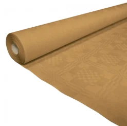 Papirdug: Damask Guld Rulledug 1,19 x 6M