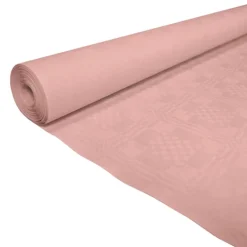 Papirdug: Damask Rulledug Lyserød, 1.19 x 8M