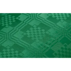 Papirdug: Damask Rulledug mørkegrøn