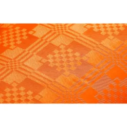Papirdug: Damask Rulledug Orange, 1.19 x 8M