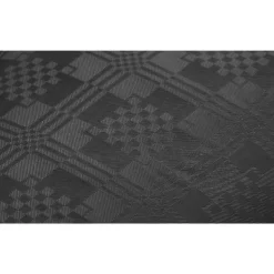 Papirdug: Damask Rulledug Sort. 1,19 X 8M