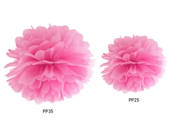 Papir pompom 25cm - pink