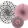 Papir rosetter - pastel farver