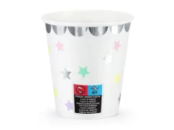 Papkopper Enhjørning - Stjerner, 180 Ml (6 Stk.)