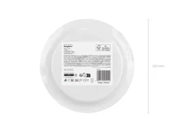 Paptallerkener Gule 18 cm (6 stk.)